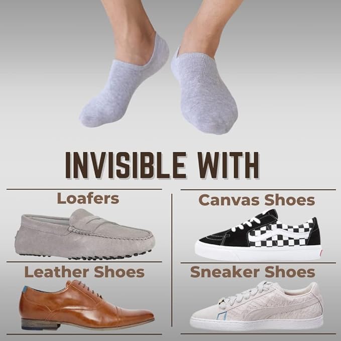 12 Pairs Ultra Thin Breathable Ankle Socks for Men & Women - Cool Summer Comfort Low Cut Socks (White)