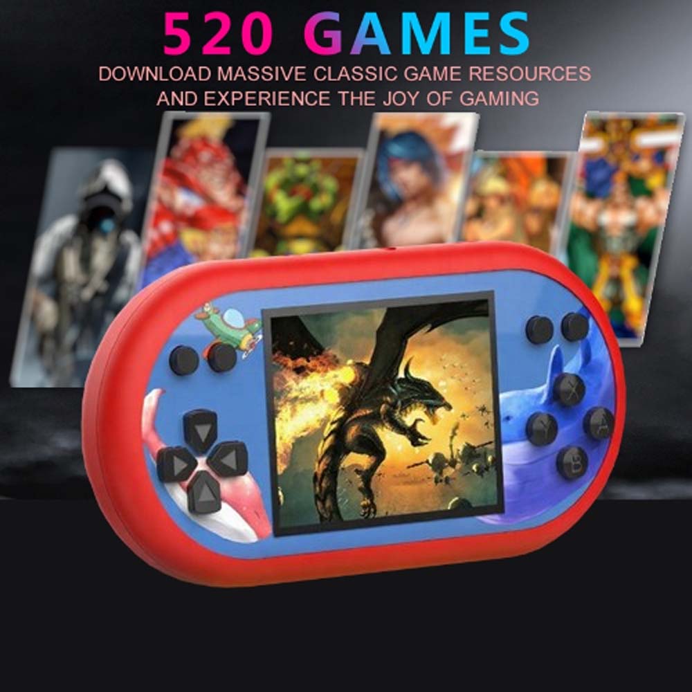 Q8 520-in-1 Handheld Game Player - Portable Mini Video Game Console for Kids, Retro Gaming Gift