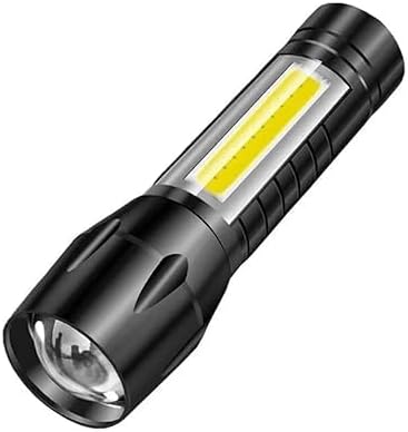 Adjustable Focus Torch Flashlight | Water-Resistant, 5 Modes | Perfect for Hurricane, Dog Walking, and Camping