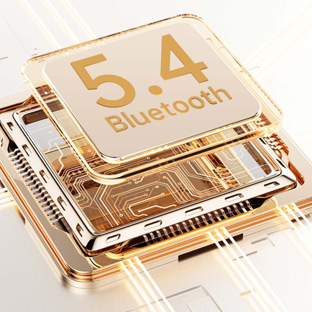 U-20 Open Ear Ring Headphones - Bluetooth 5.4 Clip-On OWS Earphones, 30H Battery, Noise-Cancelling, 4.9g Lightweight (Black)