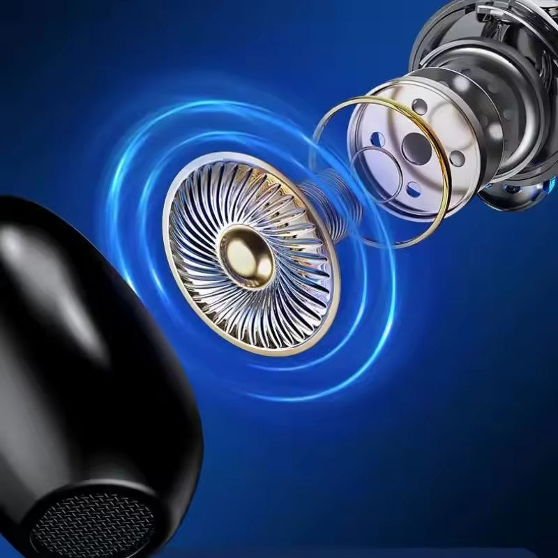 Fidget Spinner Earphones – Colorful Glow in The Dark, High-Speed & Silent, Cool Metal Gear Design, Stress Relief for Kids & Adults