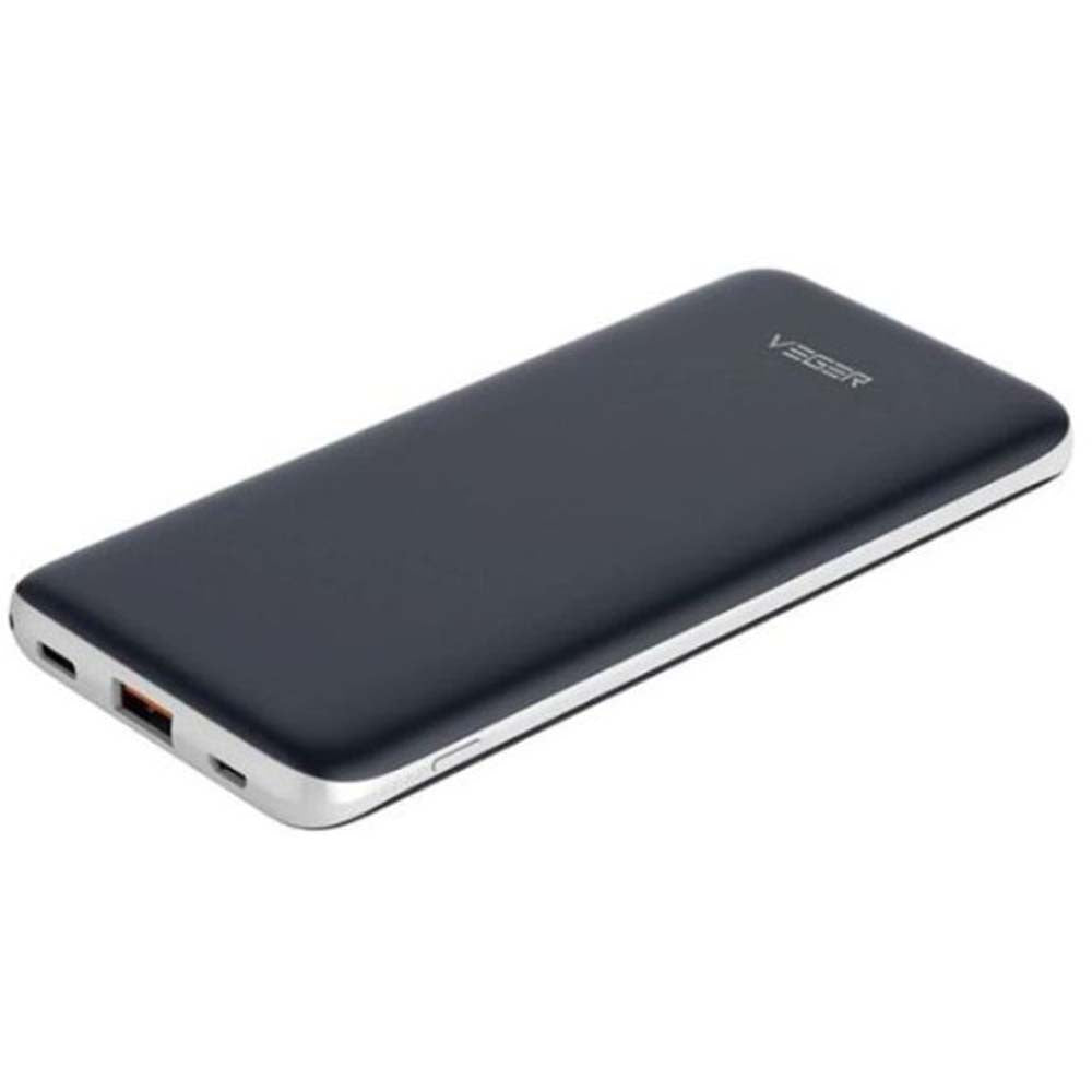 VEGER 25000mAh Power Bank 92.5W high-speed portable charger with Micro cable for iPhone, Samsung, iPad & more. Model V11W.