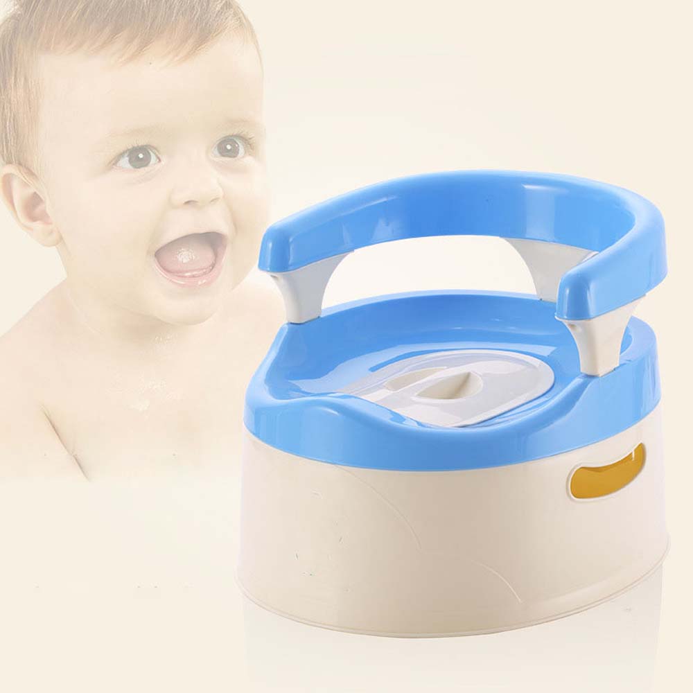 Portable Toddler Potty Training Chair - Kids' Toilet Seat with Splash Guard & Anti-Slip Base for Boys & Girls (Multi Colour)