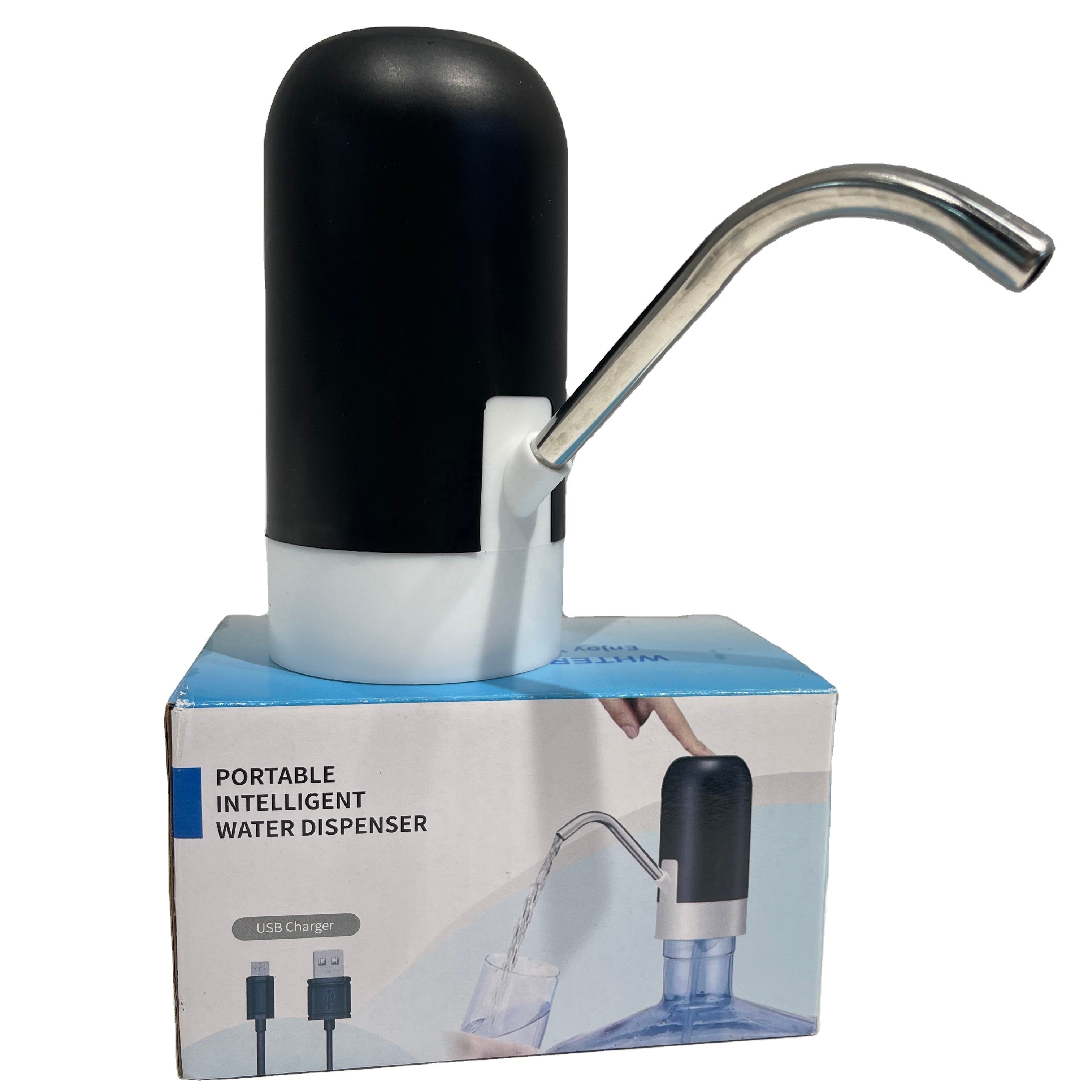 Portable Water Bottle Pump | Mini USB Electric Automatic Water Dispenser for Convenient Hydration