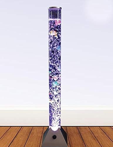 120 cm Color LED Bubble Water Fish Tank | Mood-Enhancing Large Lamp Tube with Color-Changing Features