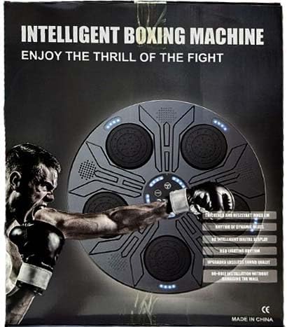 Music Boxing Machine – Electronic Smart Focus & Agility Training | Digital Boxing Target | Wall-Mounted Boxing Pad for Intense Boxing Machine & Boxing Target Workouts