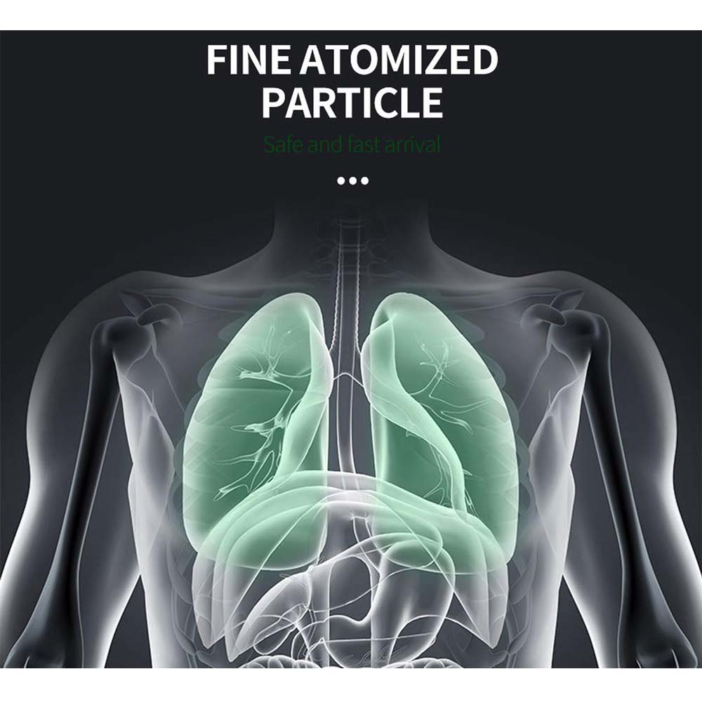 GK-101 Portable Mini Vaporizer. 3-mode handheld nebulizer & cool mist inhaler for adults & kids. Includes travel storage bag.