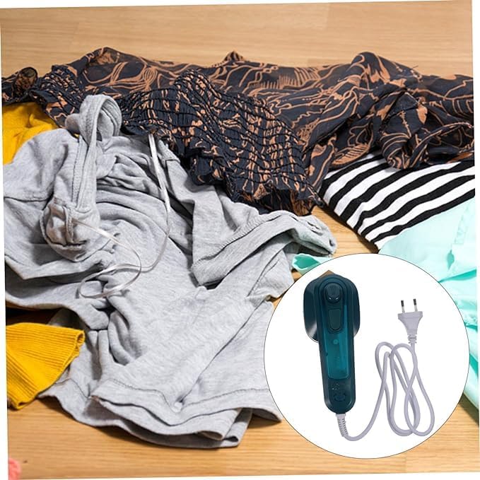 Portable Steamer for Clothes | Mini Electric Iron Steamer with Steamer Basket | Lightweight, Small Travel Clothing Steamer for Home Use