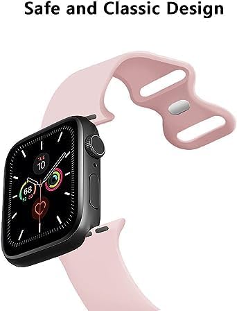 Silicone Strap Wristbands – Sport Replacement Bands for 42/44mm Series Watches