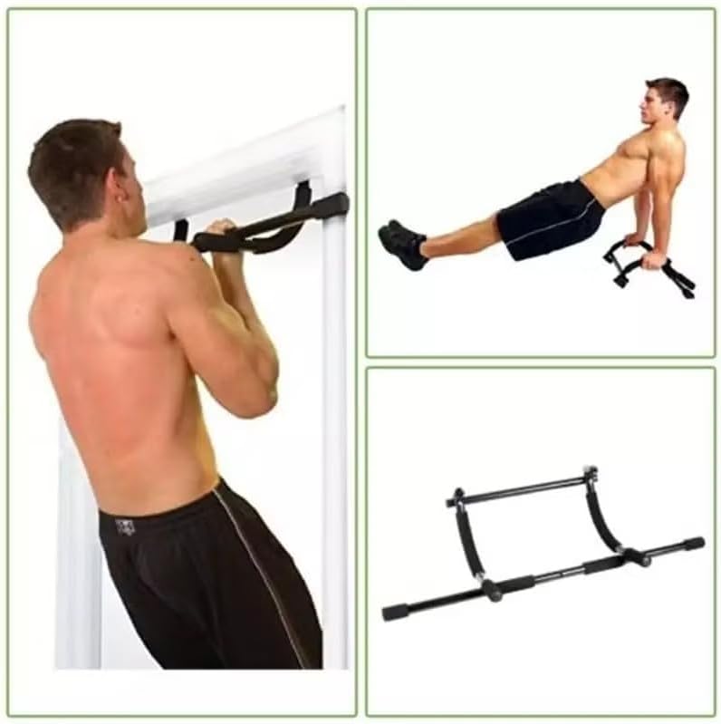 Pull-Up Bar for Doorway – Portable Chin-Up Bar with Adjustable Height for Upper Body Strength Training